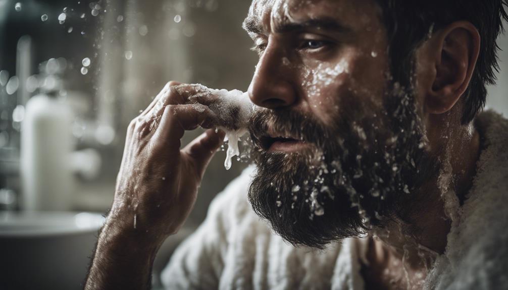 common mistakes when washing beards